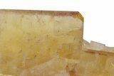 Yellow Cubic Fluorite Crystal Cluster - Annabel Lee Mine #244247-1